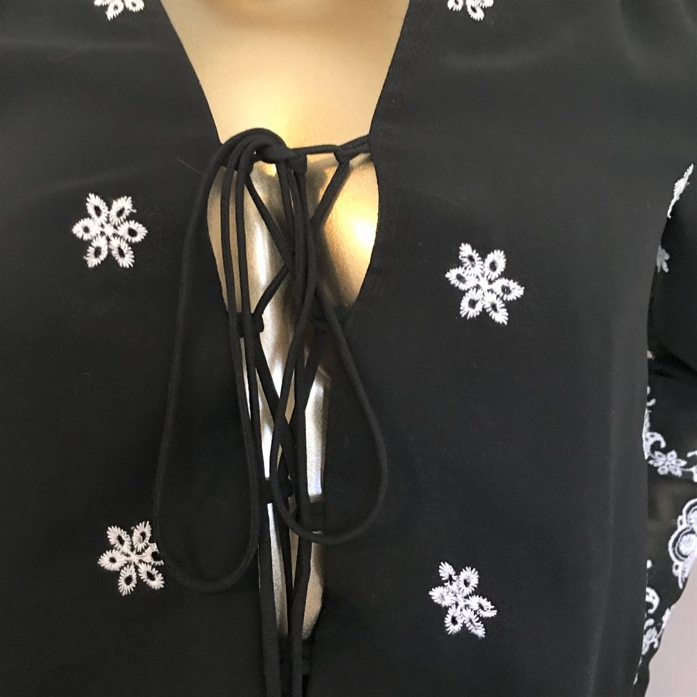 WAYF Embroidered Romper - Picture 6 of 16